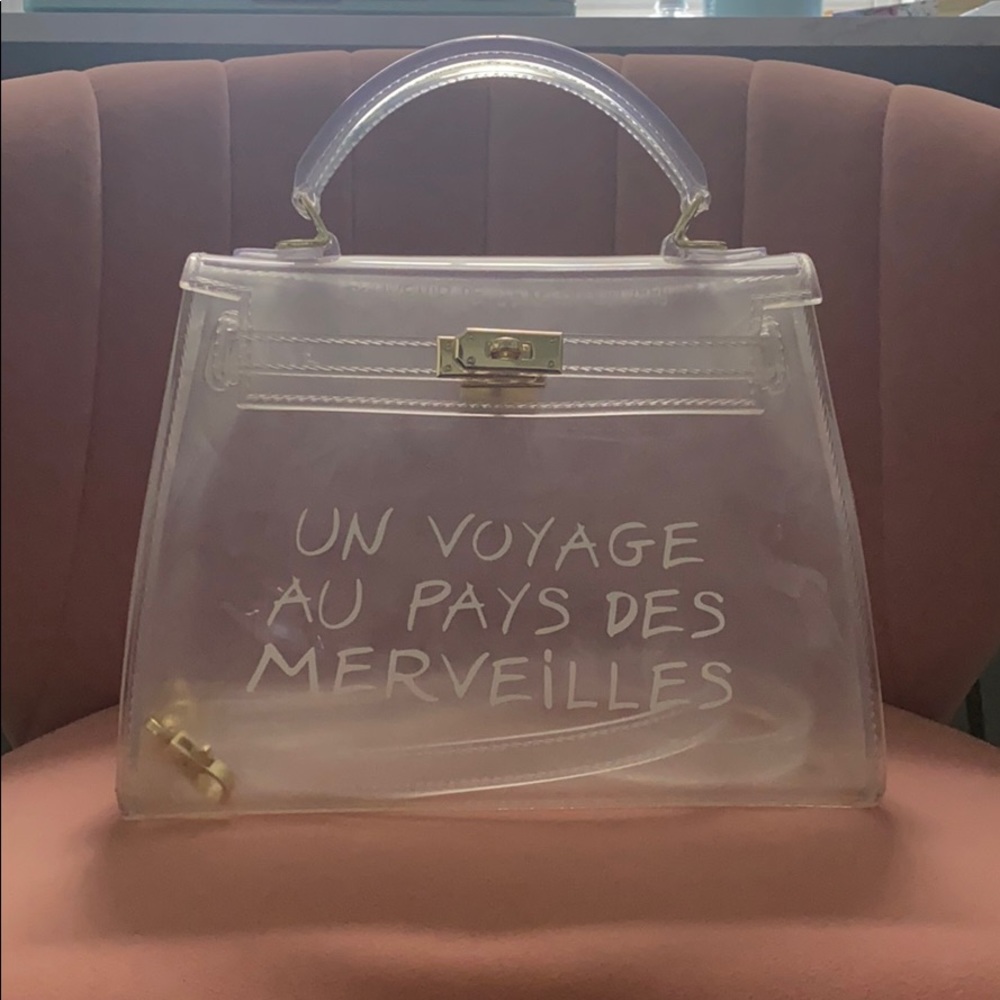 Clear cross body/handbag
